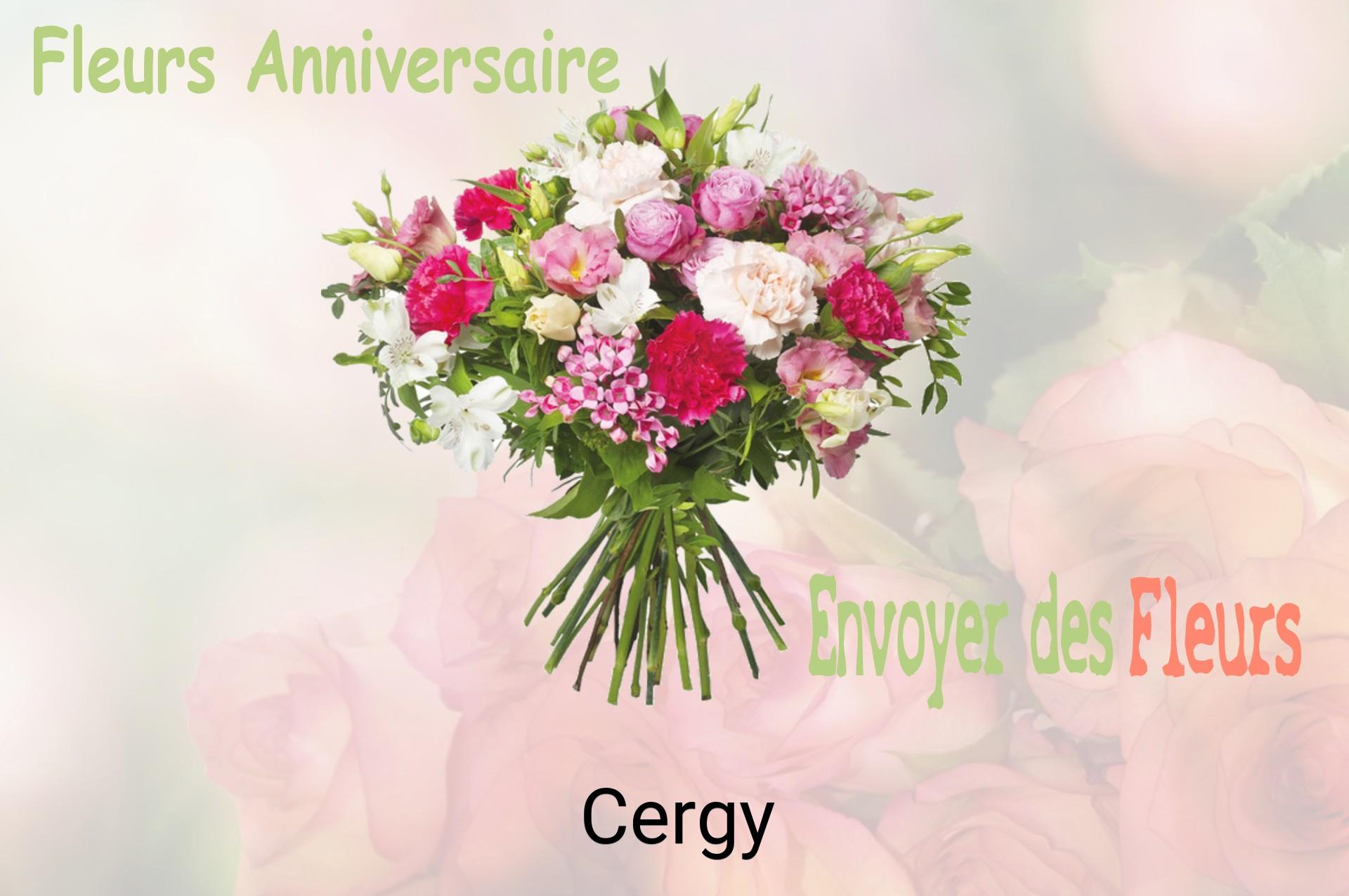 Bouquet de fleurs d’anniversaire livré à Cergy