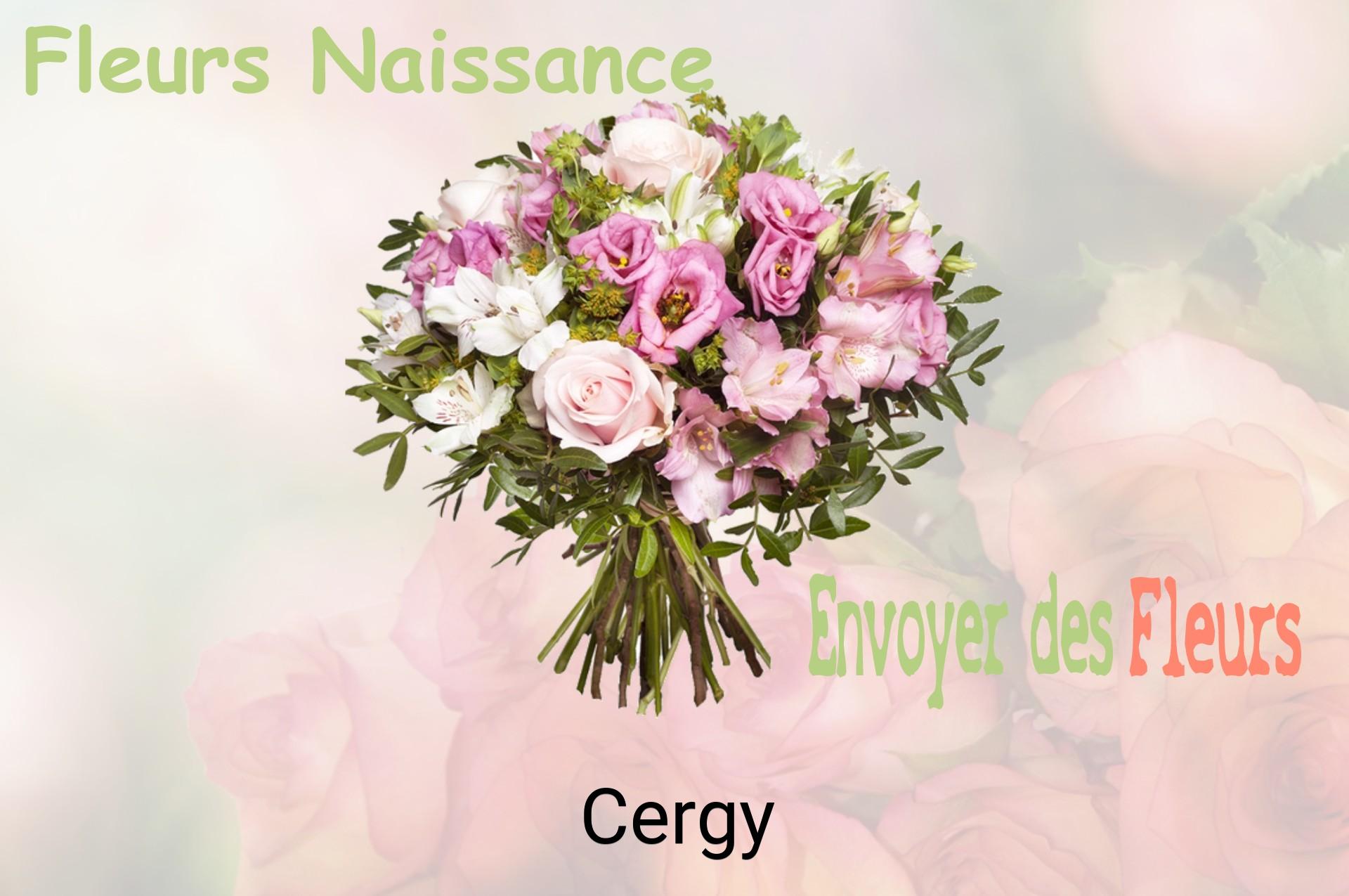 Bouquet de fleurs de naissance livré à Cergy